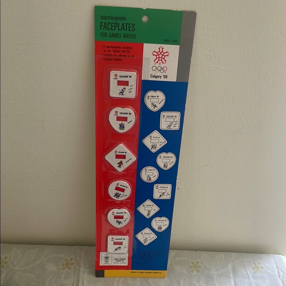 Calgary Vintage Bonica '88 Olympic Interchangeable Faceplates